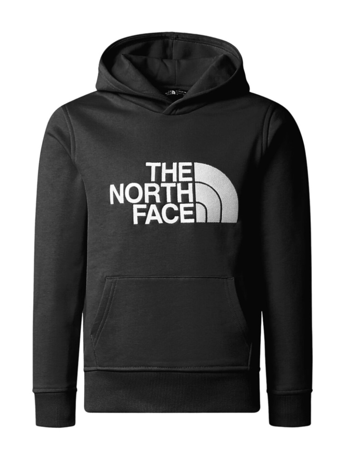 

Худи с вышитым логотипом The North Face Kids, черный