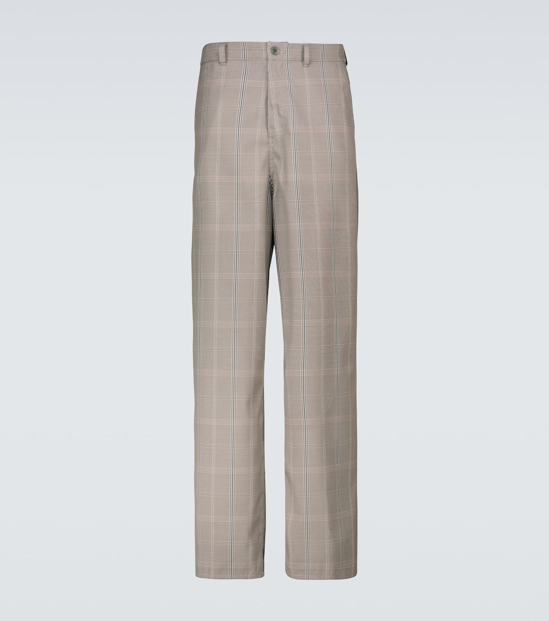 

Клетчатые брюки широкого кроя Undercover, Beige Ck