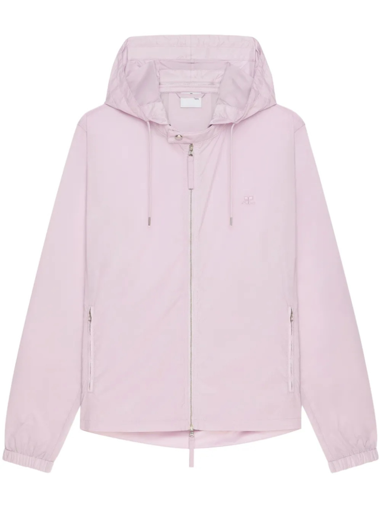 

Courrèges ветровка с капюшоном, розовый