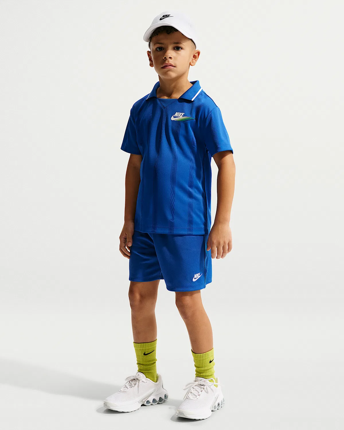 Детский набор из двух предметов: шорты из сетки Victory Lap Nike Sportswear, Game Royal