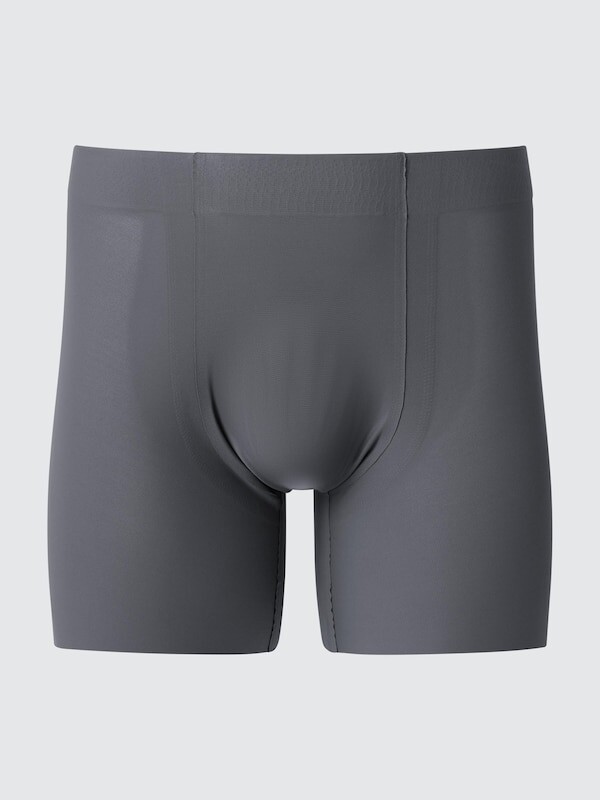 

Боксерские трусы airism сетчатые, ультра бесшовные Uniqlo, серый