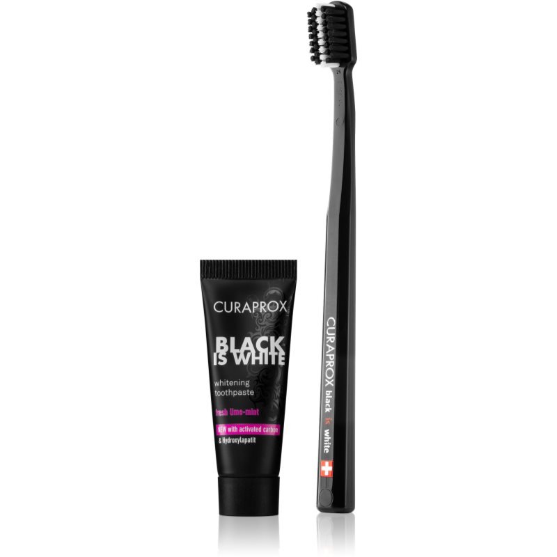 

Набор для ухода за полостью рта Curaprox Black is White