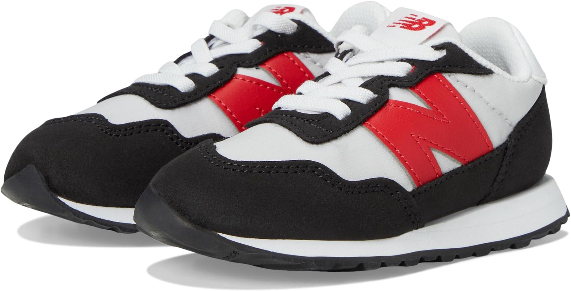 

Кроссовки New Balance Kids 237 Bungee Lace, Grey Matter/True Red
