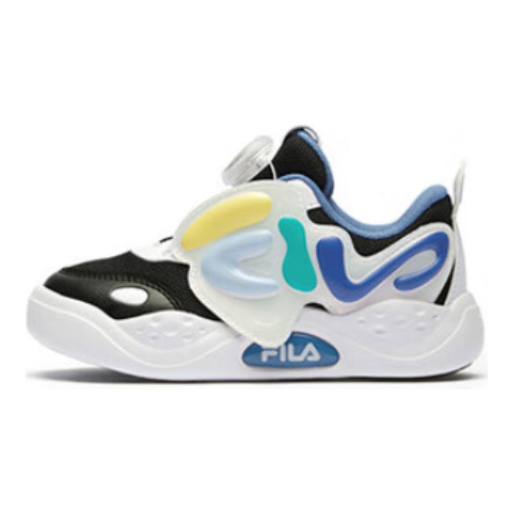 

FILA KIDS Детские кроссовки с низким верхом, противоскользящие, износостойкие, черно-белые