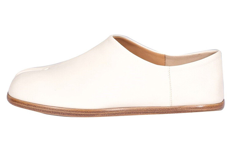 

Кожаные мокасины Maison Margiela, белый