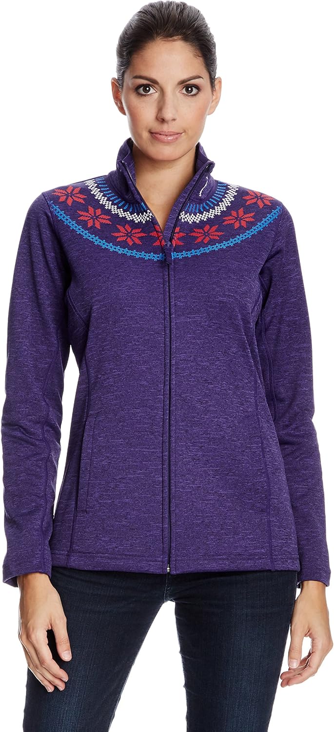 

Женская флисовая куртка Helly Hansen с графическим принтом, Nordic Purple