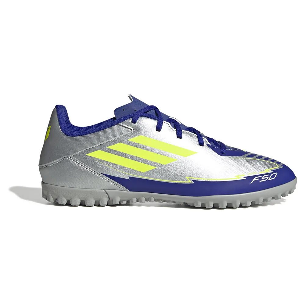 

Футбольные бутсы adidas F50 Club Messi TF, серебряный