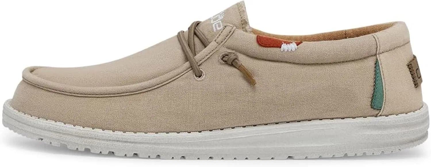 Лоферы мужские HEYDUDE Wally Sox, Washed Tan — фото 4