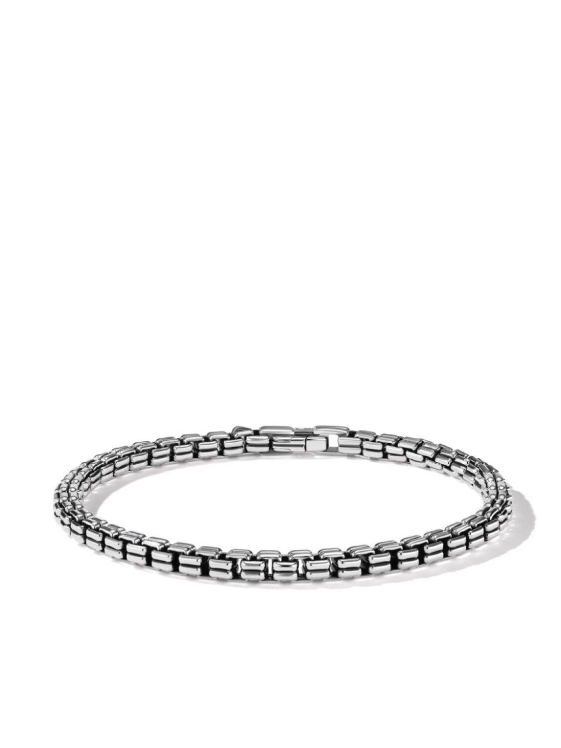 

Серебряный браслет Double Box Chain David Yurman