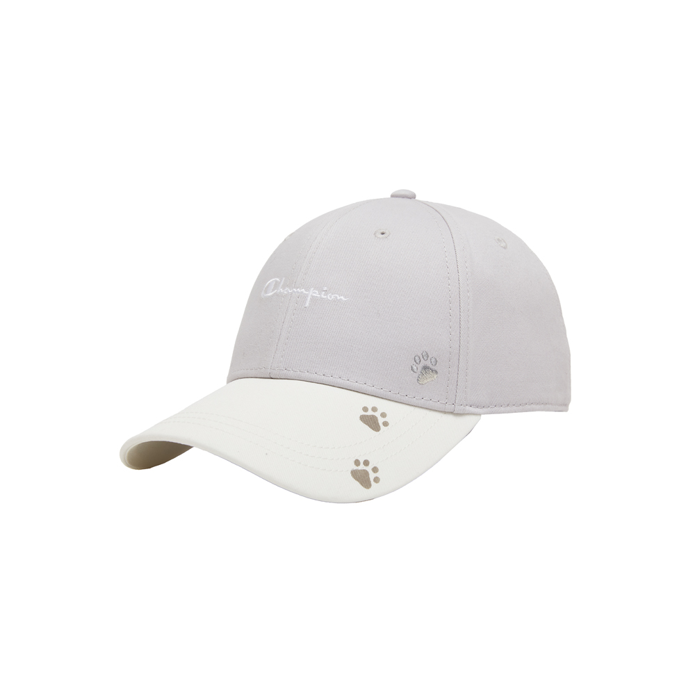

Champion Хлопковая бейсболка унисекс текстурированная серая с молочно-белым, Textured Gray/Milk White