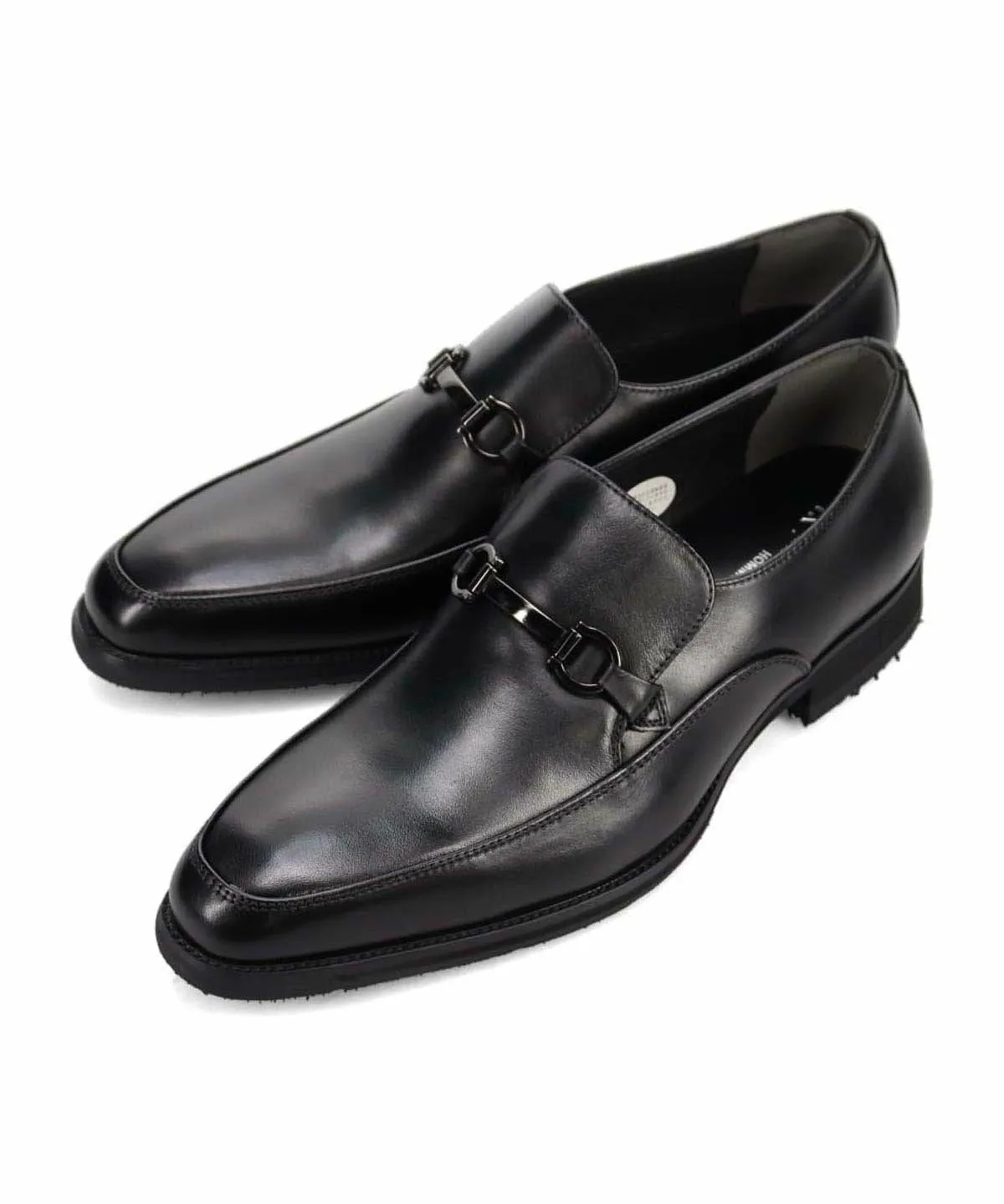 Туфли-слипоны с U-TIP Hiroko Koshino Homme, black