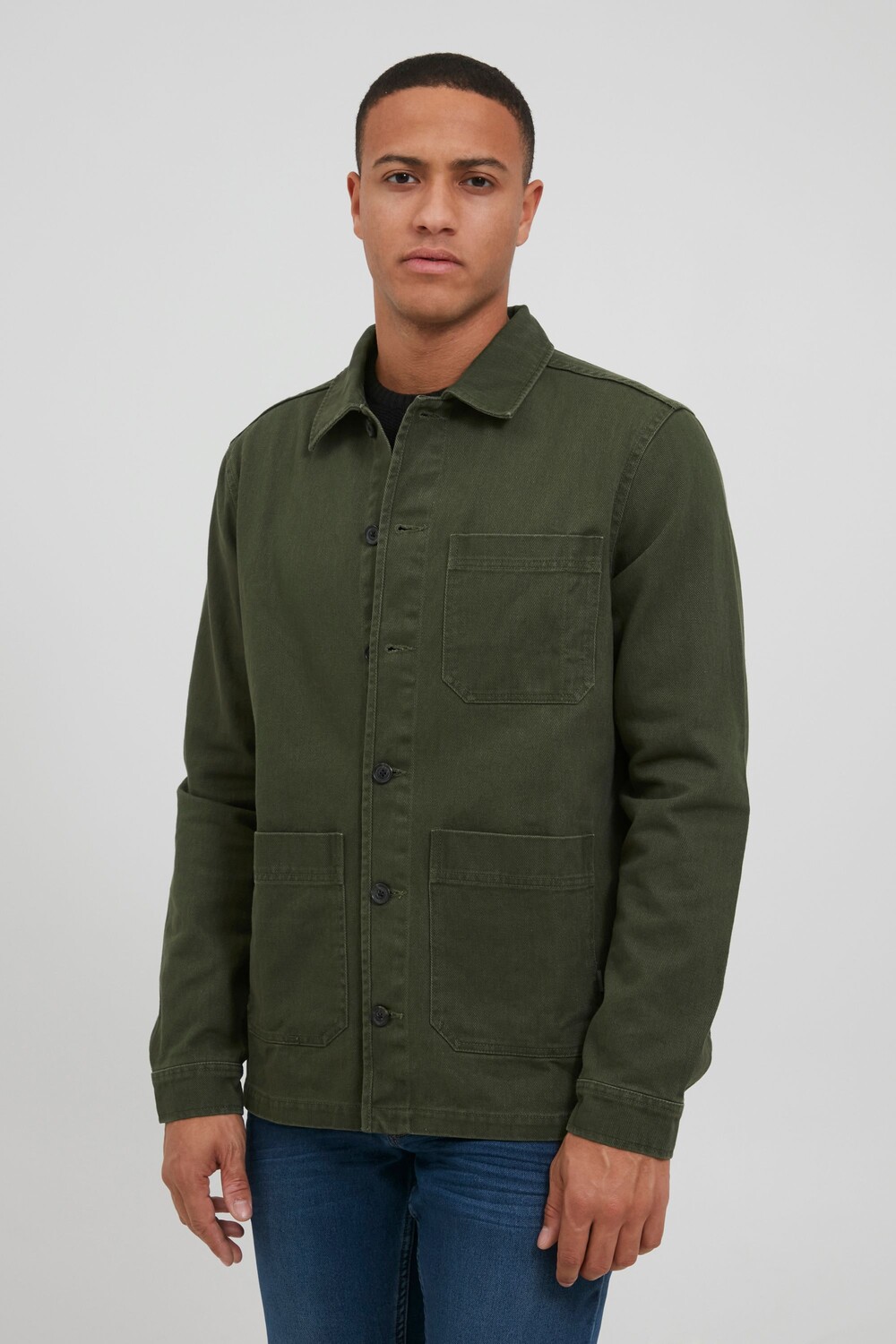 

Куртка !SOLID Kurzjacke SDVand overshirt 21106230, черный