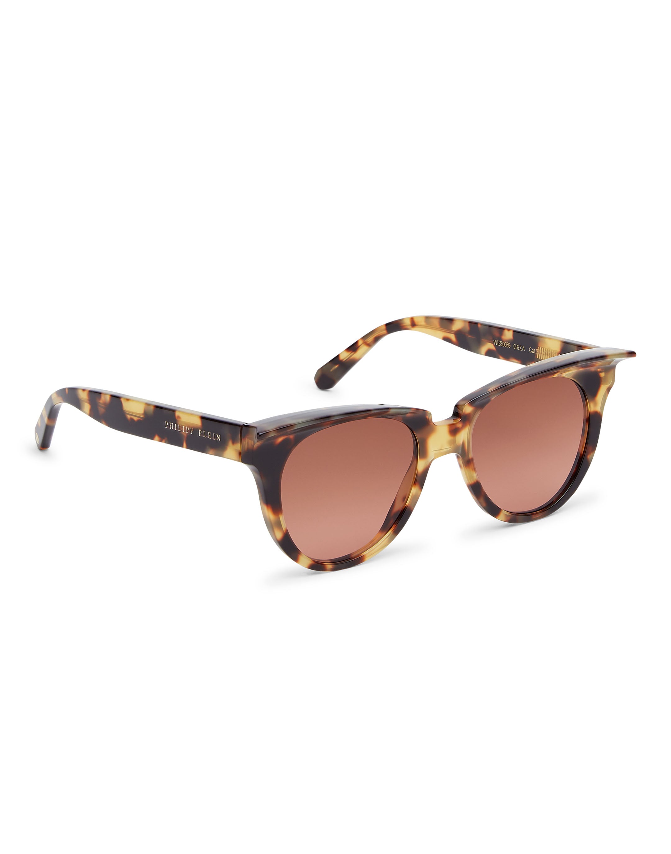

Женские солнцезащитные очки PHILIPP PLEIN, цвет gold/brown/normal/no glv