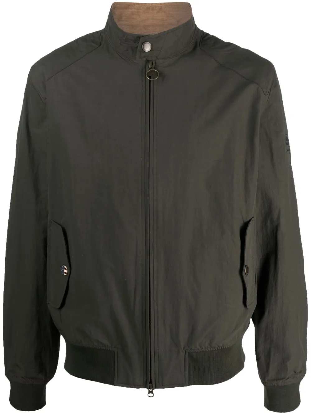 

Легкая куртка на молнии Barbour, зеленый