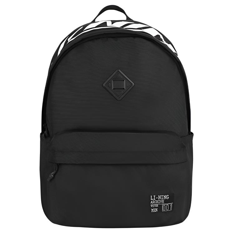 

LINING Полиэстеровый рюкзак обычный унисекс черный, Black