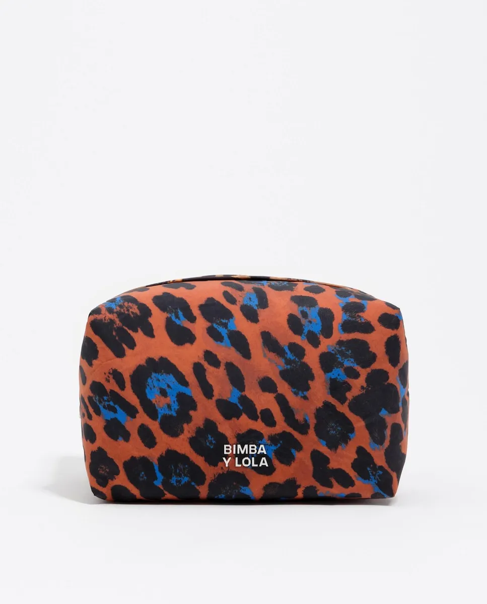 

Косметичка нейлоновая с принтом Леопард сиена Bimba y Lola, оранжевый