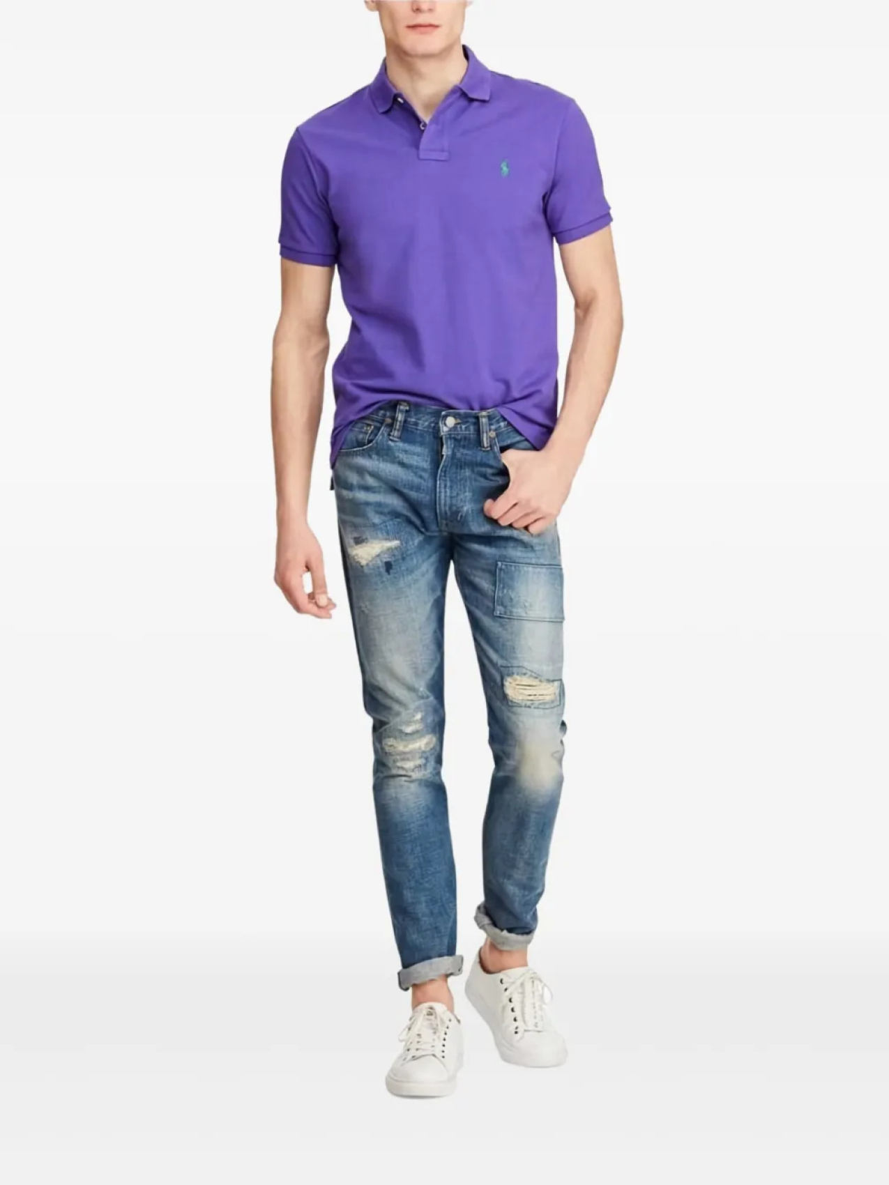 Polo Ralph Lauren рубашка поло, фиолетовый — фото 2