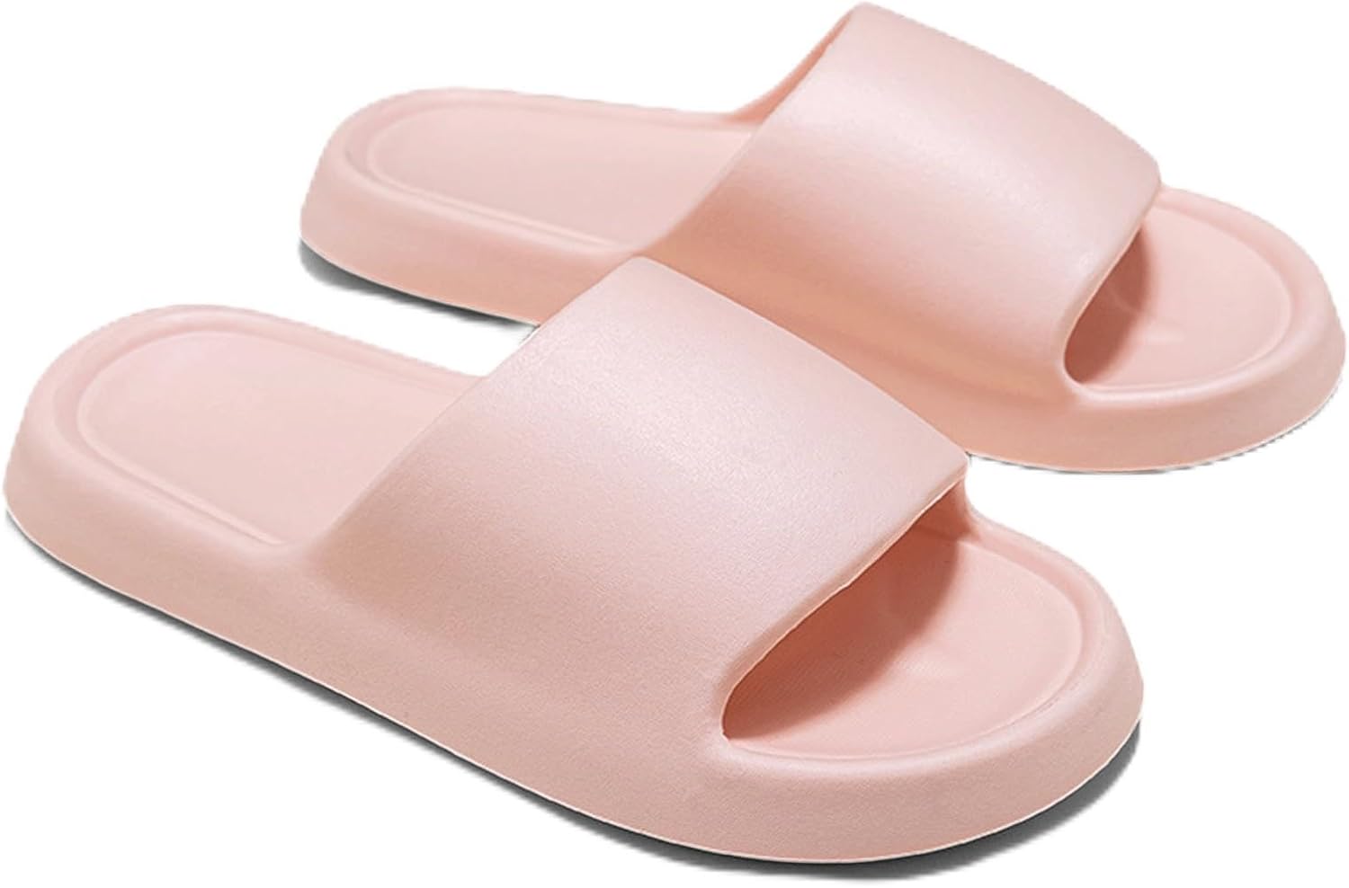 

Тапочки Cloud Slides для женщин и мужчин, удобные сандалии на платформе из пеноматериала для дома и ванной комнаты Lotustar, розовый