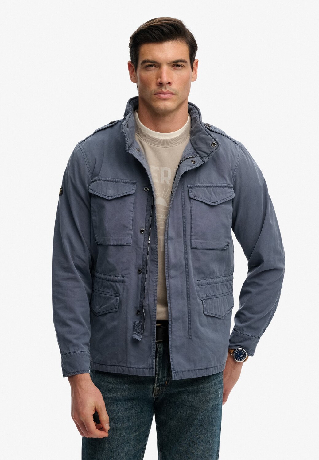 

Superdry & Co Демисезонная куртка 'M65' в синем цвете