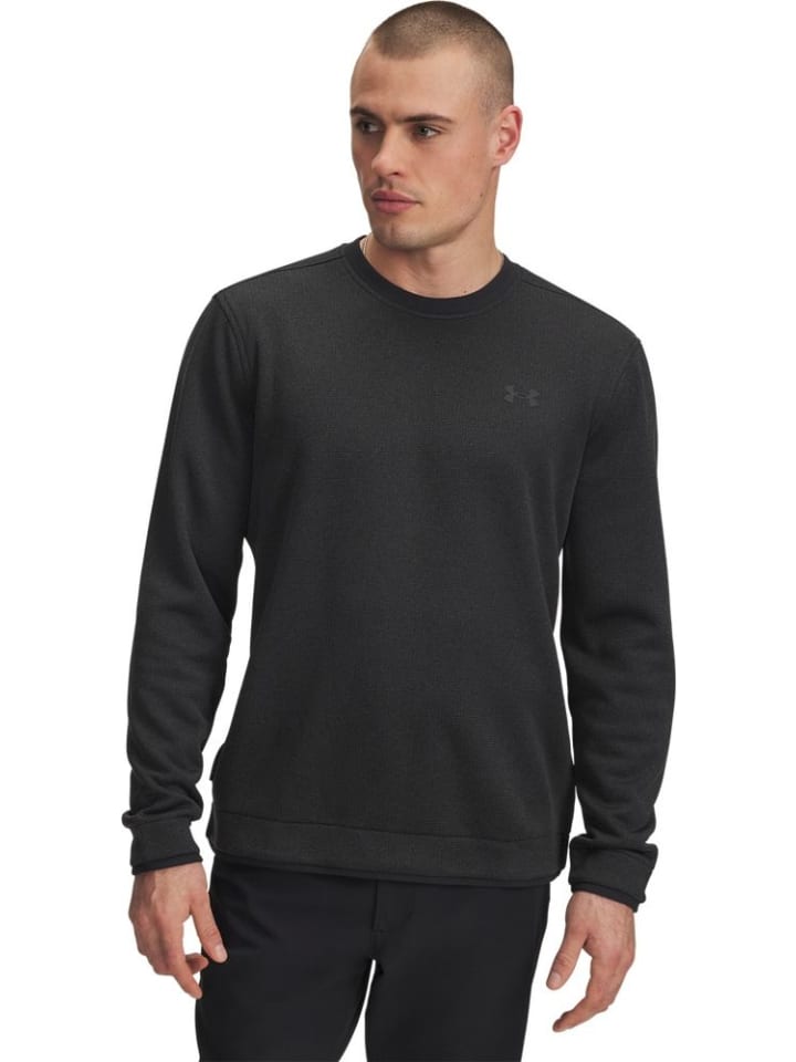 

Флисовая куртка/флисовый свитер Sweater Fleece Crew черного цвета Under Armour
