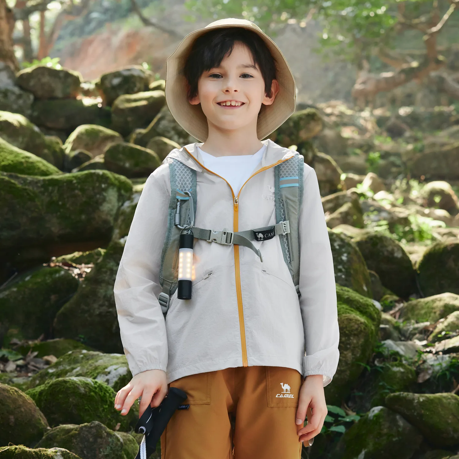 Детская одежда для защиты от солнца Play Collection CAMEL, Glacier Gray — фото 4