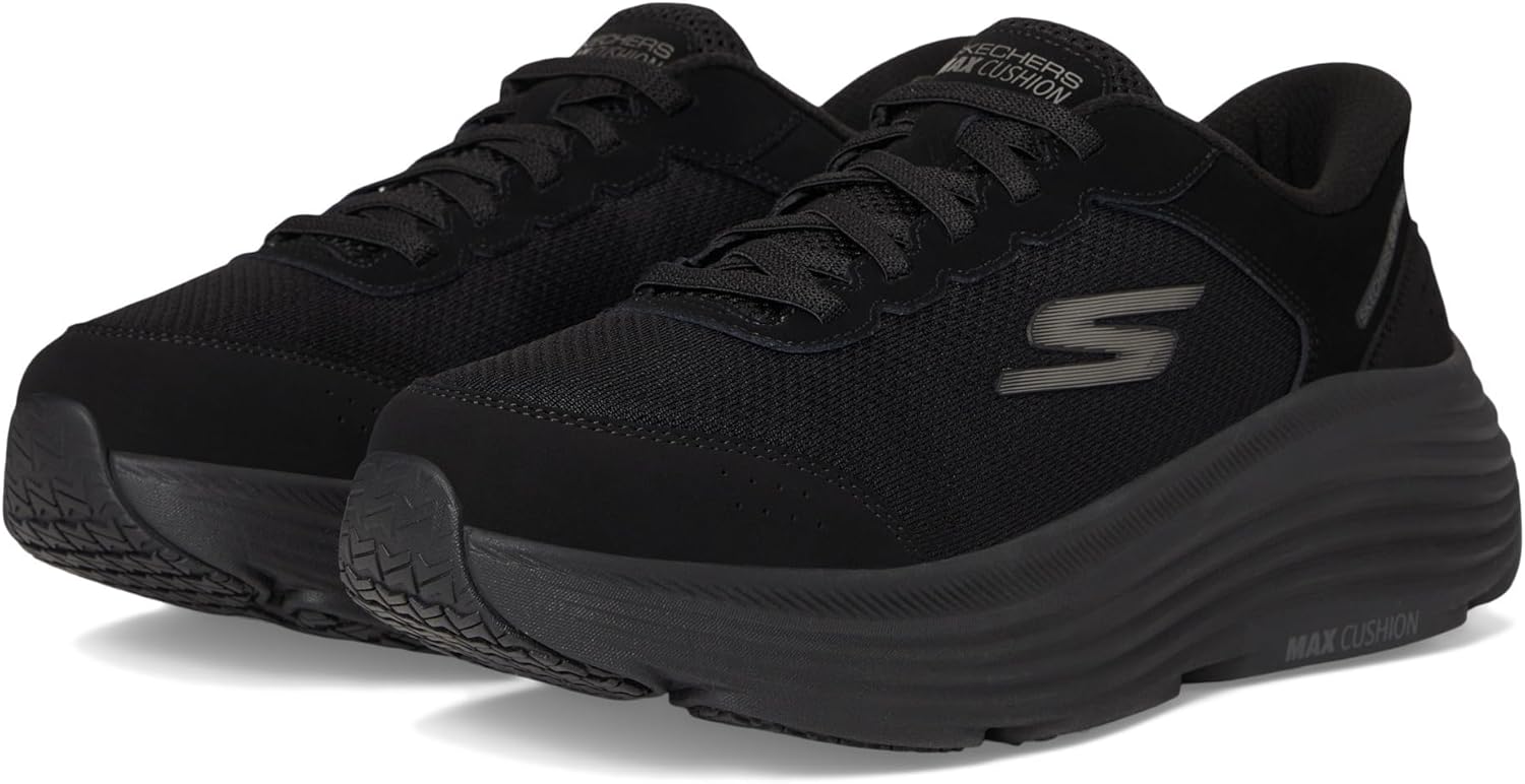 Кроссовки Skechers для мужчин Hands Free Slip-ins Max Cushioning Endeavour - модель Cardova, черный — фото 2