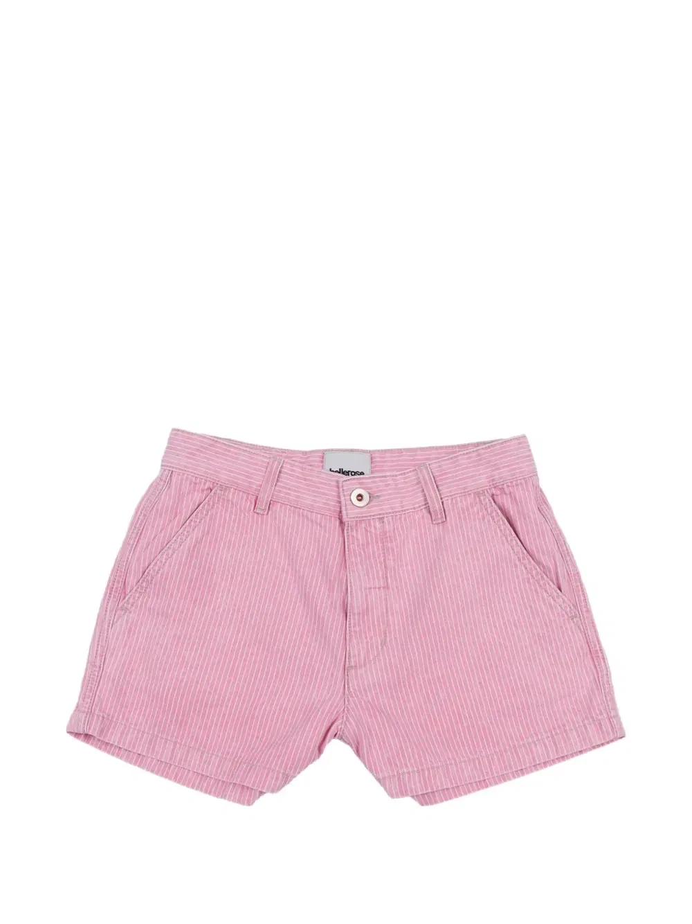 Короткие шорты в полоску Kristen Bellerose Kids, розовый
