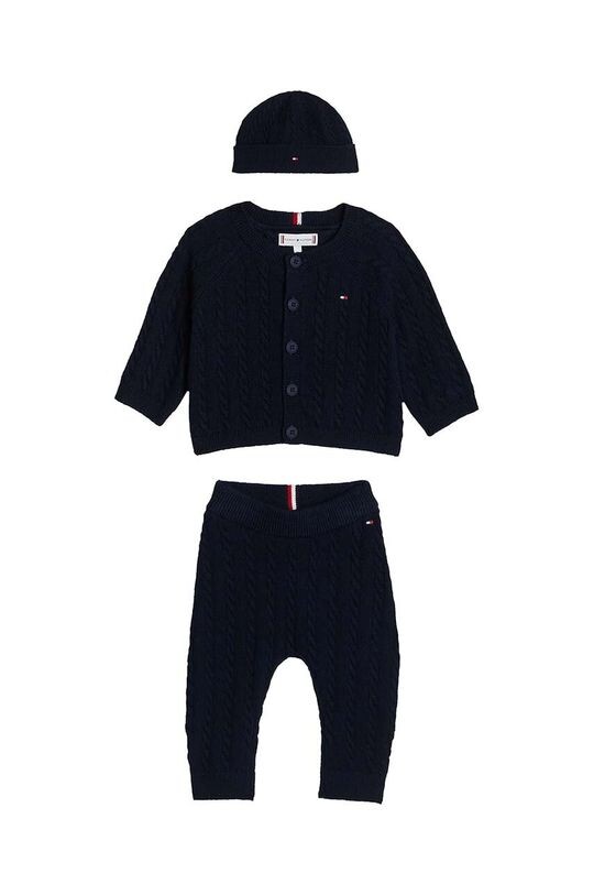 

Детский комплект из смесовой шерсти, 3 шт. Tommy Hilfiger, черный