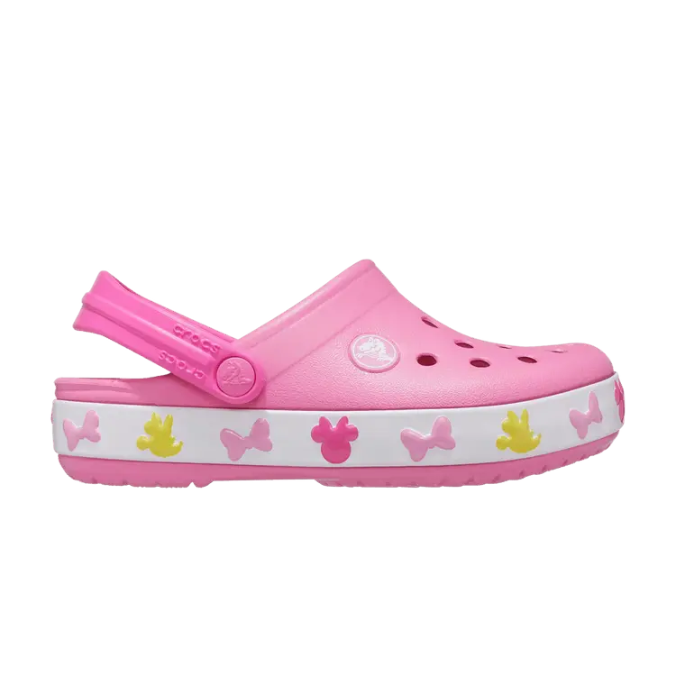 

Кроссовки Crocs Disney x Classic Clog Kids Fun Lab Mickey Lights - Pink Lemonade, розовый