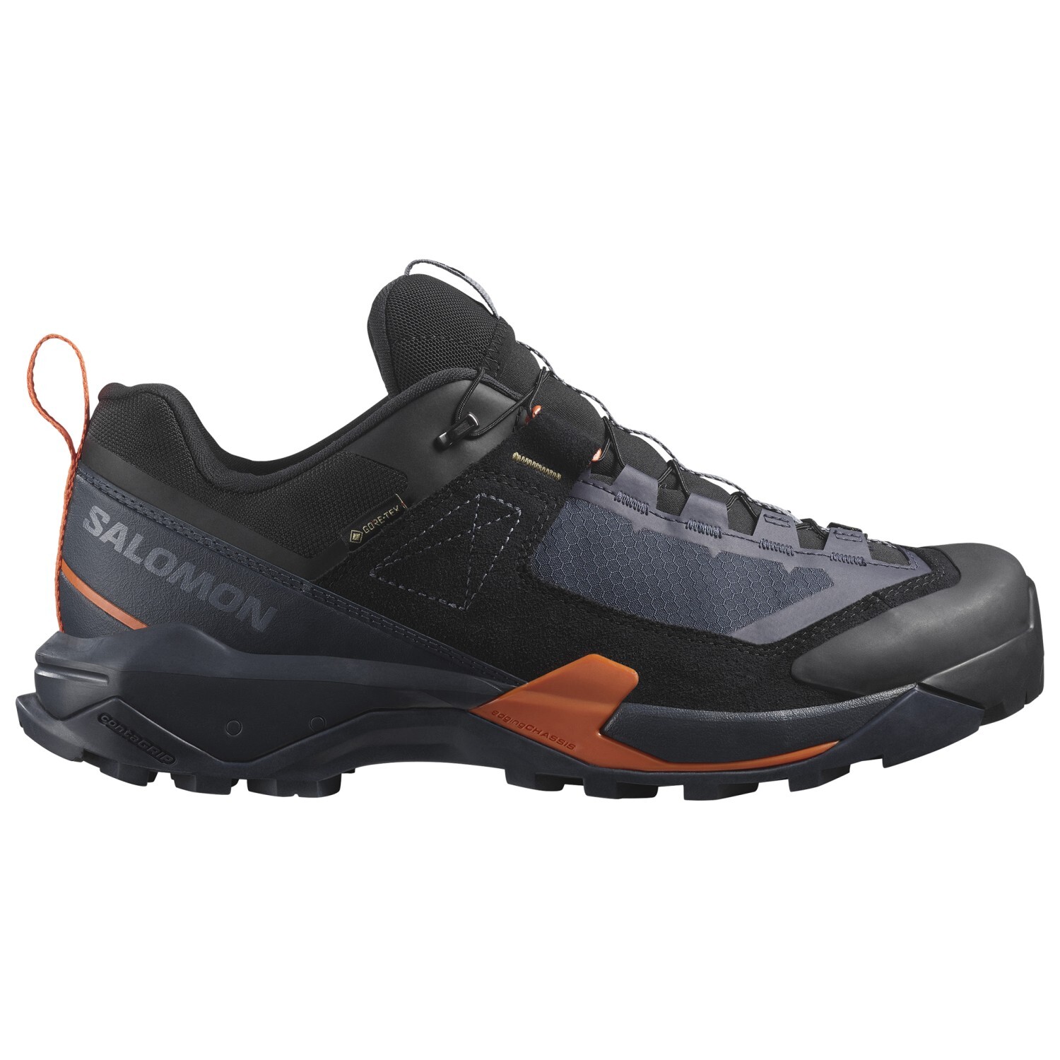 

Походная обувь Salomon X Ultra Alpine GORE-TEX, цвет Blue Nights/Black/Red Orange