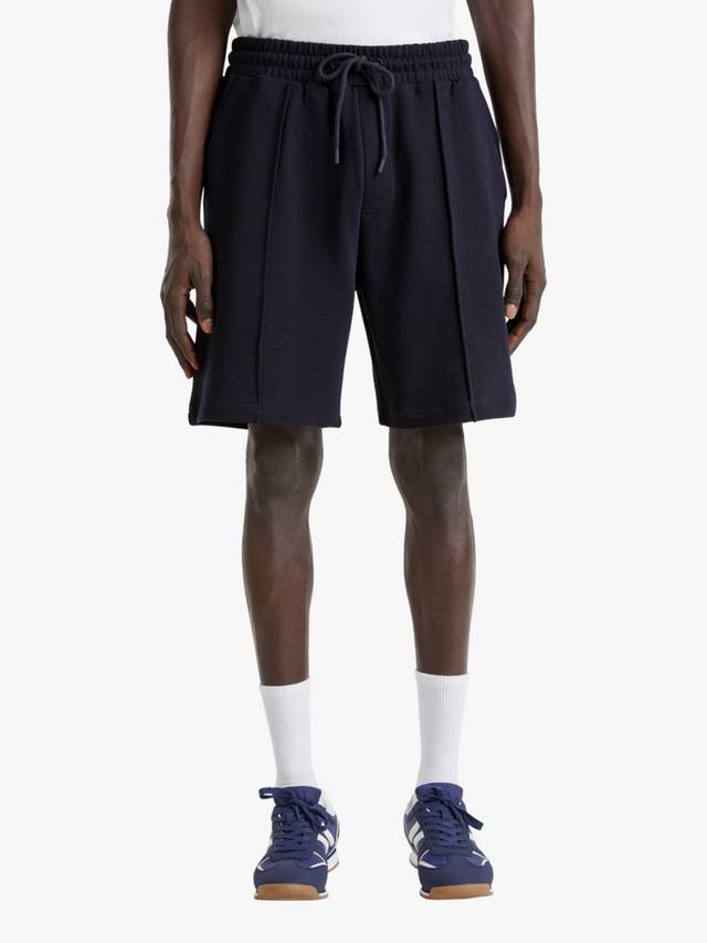 

Флисовые шорты из органического хлопка Benetton, цвет Night Blue