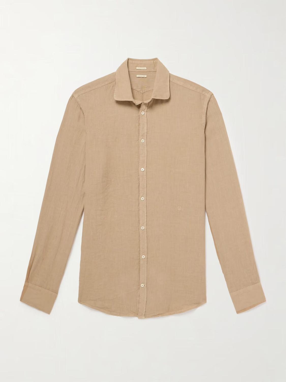 

Льняная рубашка MASSIMO ALBA, цвет Mushroom