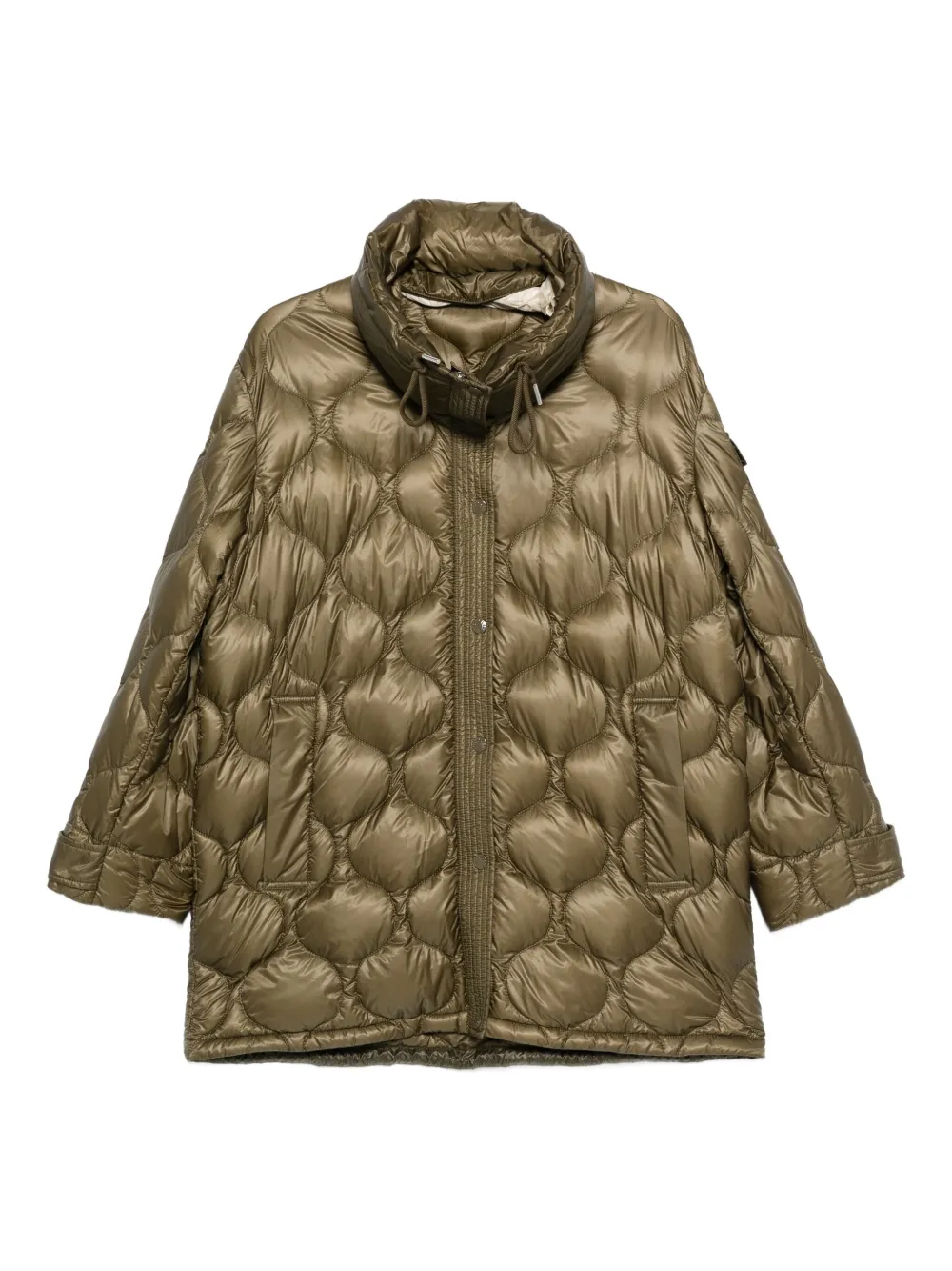 

Стеганая куртка Lombi с высоким воротником MONCLER, зеленый