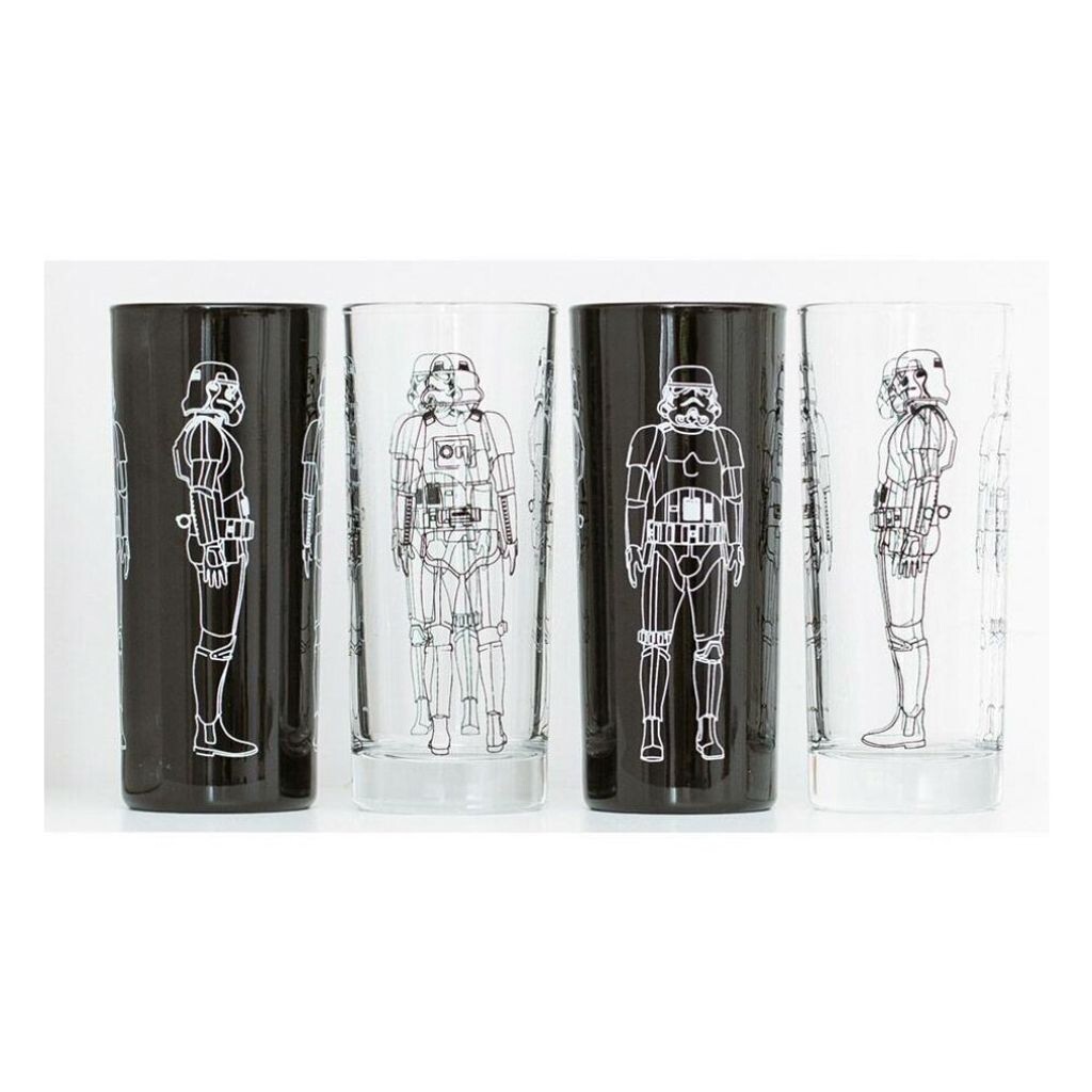 

Набор стаканов для питья Thumbs Up Original Stormtrooper, 4 черных и прозрачных, по 300 мл каждый ThumbsUp!, черный