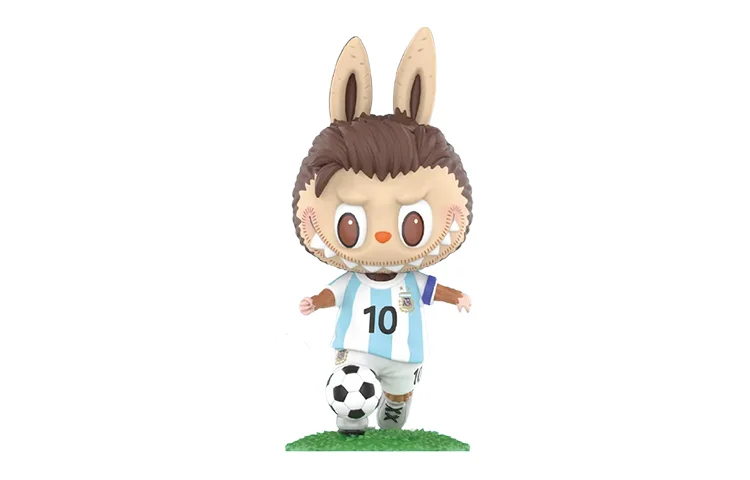

Фигурка Pop Mart Labubu The Monsters Argentina National Team Official Collection Blind Box, 15 см, Leo Messi