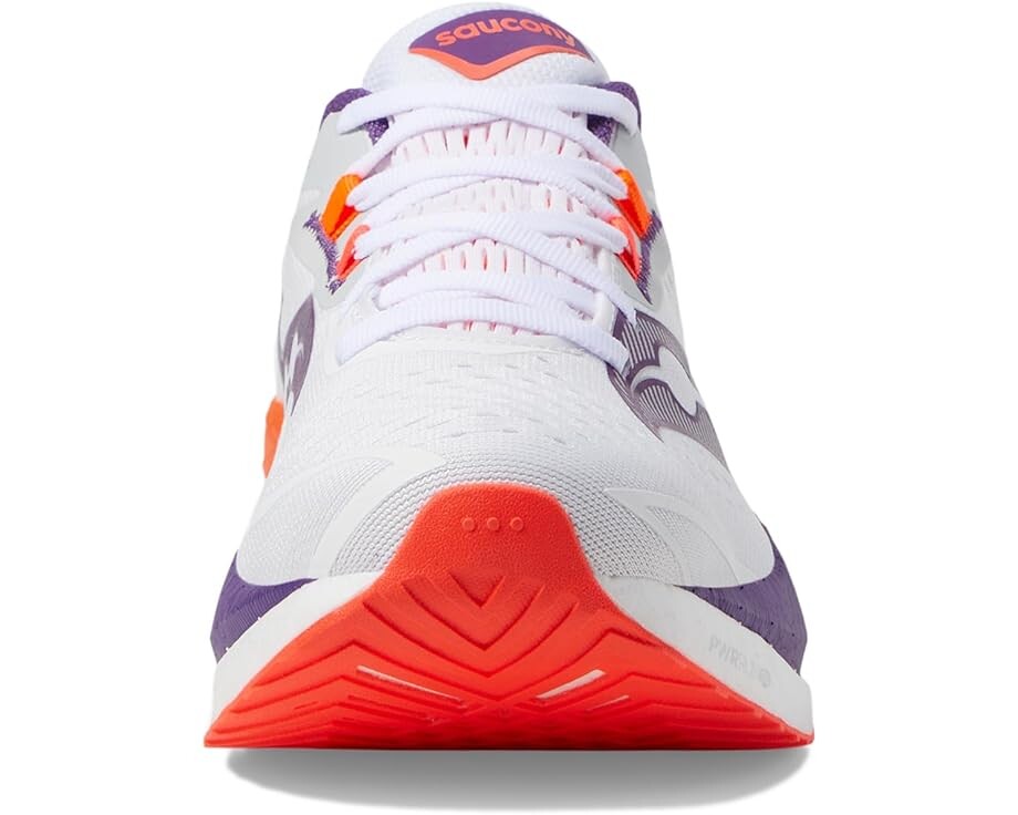 Кроссовки Saucony Endorphin Speed 4, цвет White/Violet — фото 3