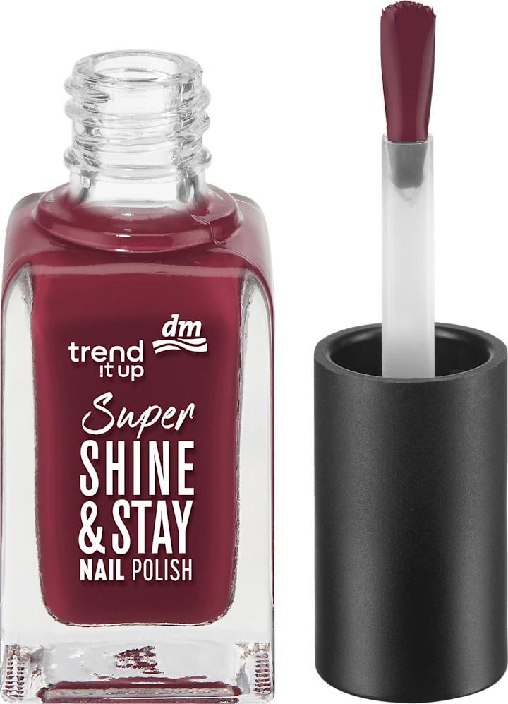 

Лак для ногтей trend !t up Nagellack Super Shine & Stay 767 Maroon Red, 8 ml