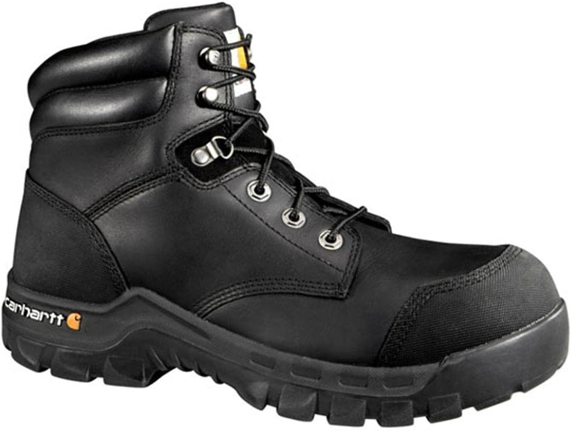 Carhartt мужские рабочие ботинки CMF6380 Rugged Flex Six Inch Waterproof, Black Oil Tanned — фото 2