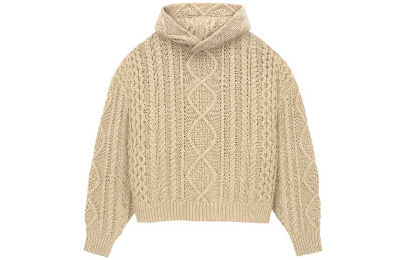 

Кабельный худи Fear Of God Essentials, cloudy золото/золото heather
