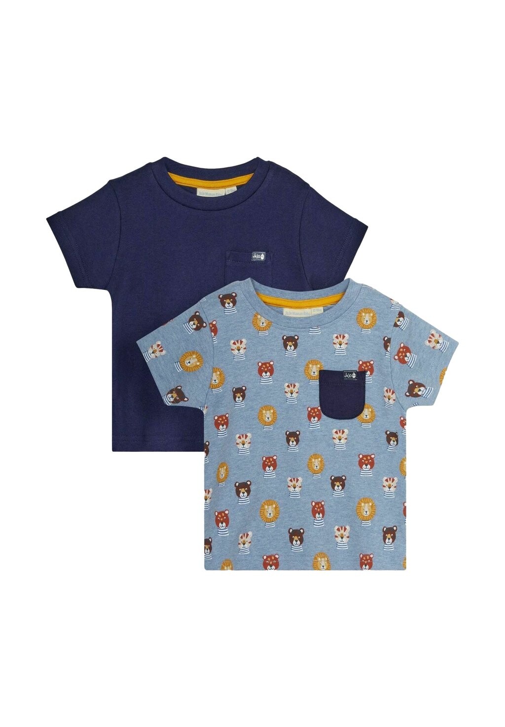 

Базовая футболка 2-PACK REGULAR FIT JoJo Maman Bébé, синий