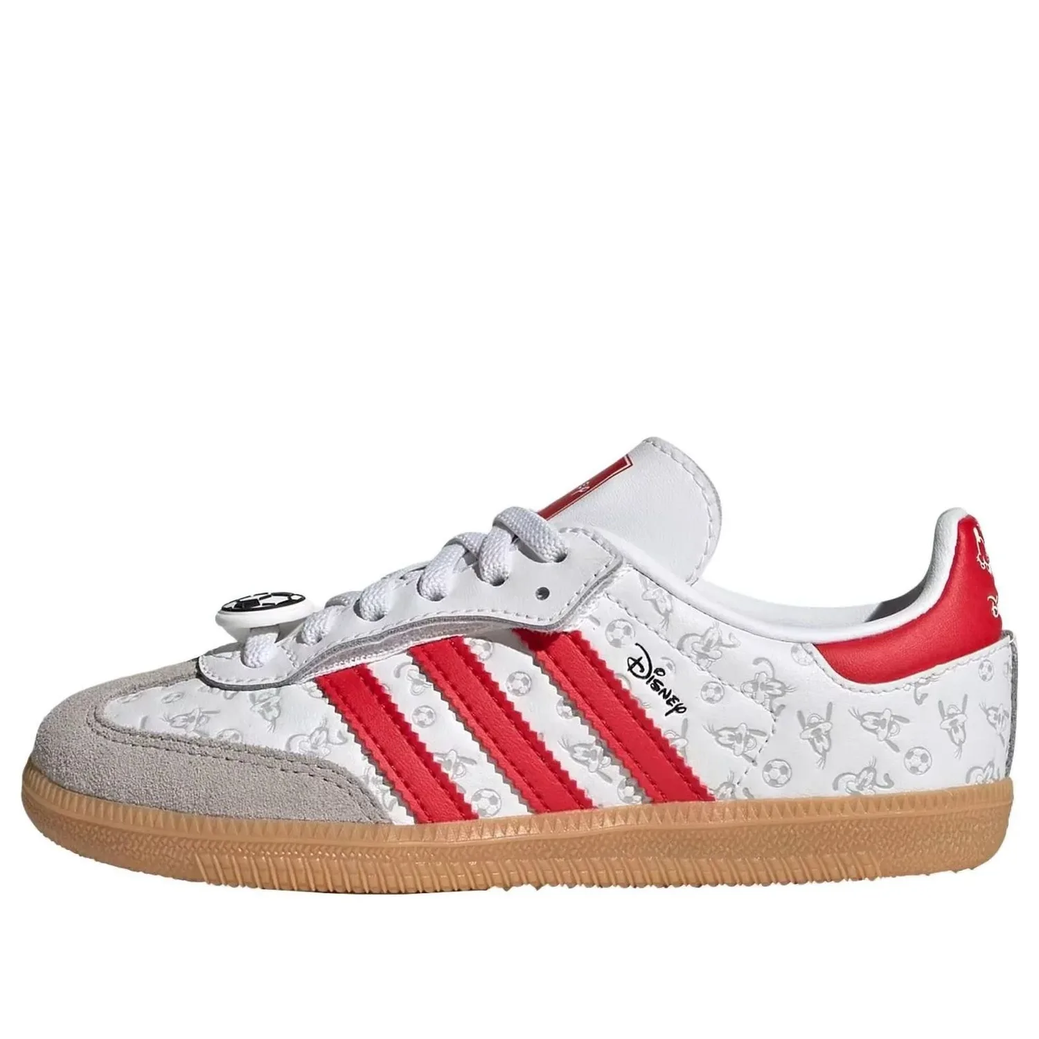 Кроссовки (PS) Adidas x Disney Samba Og Comfort Elastic Lace 'White Better Scarlet'
