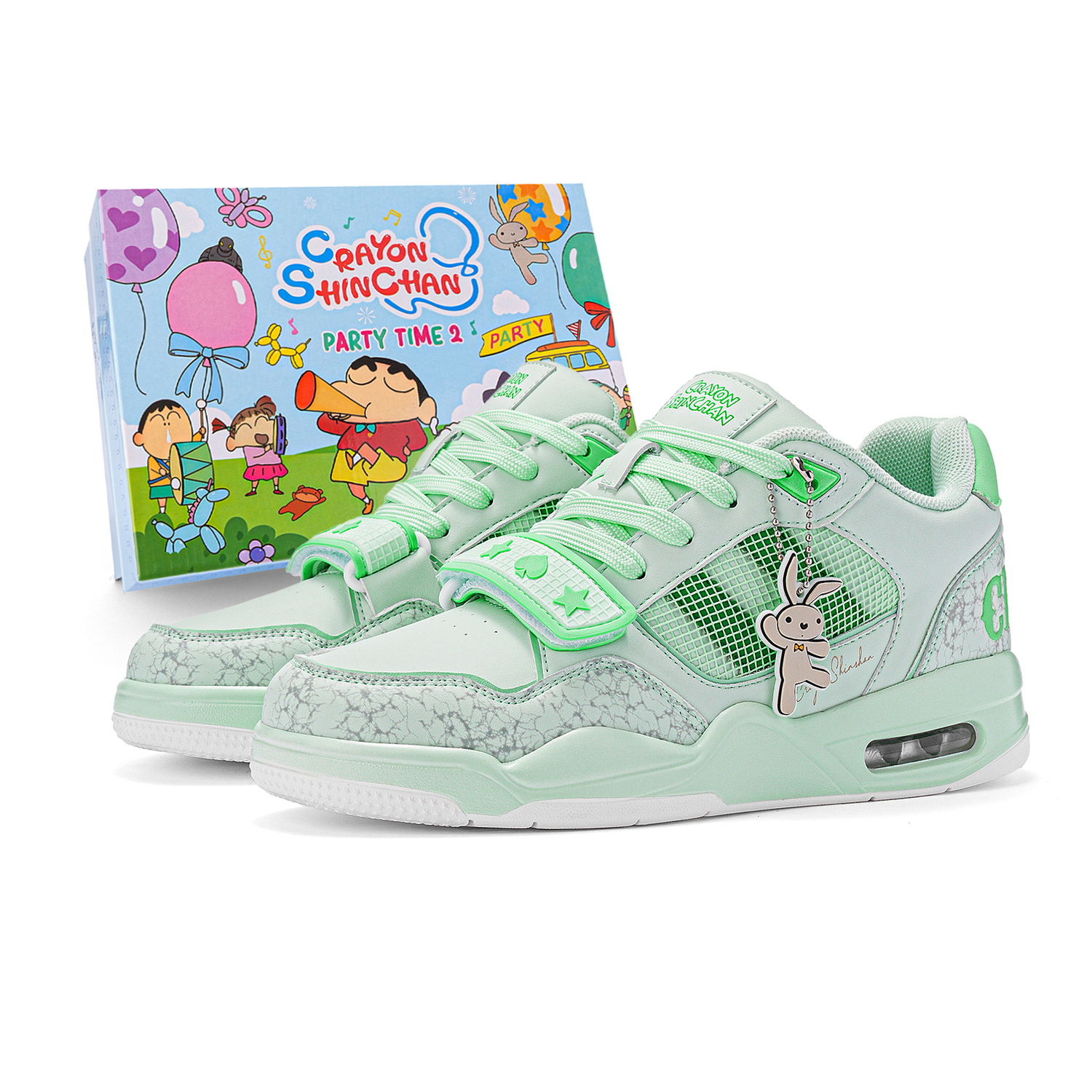 

Crayon Shinchan Кроссовки баскетбольные винтажные с амортизацией низкие унисекс Lotus Leaf Green, цвет Lotus Leaf Green