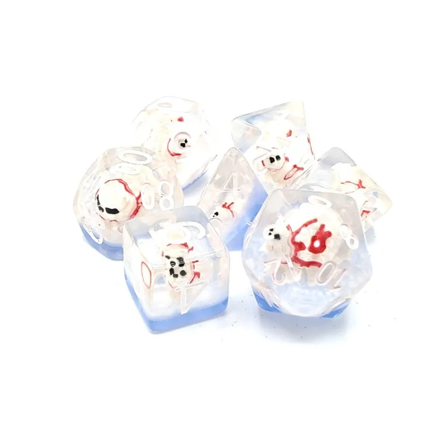 

Поликомплект «Белый медведь» с белым (7), Acrylic-Resin Dice - Animal Kingdom