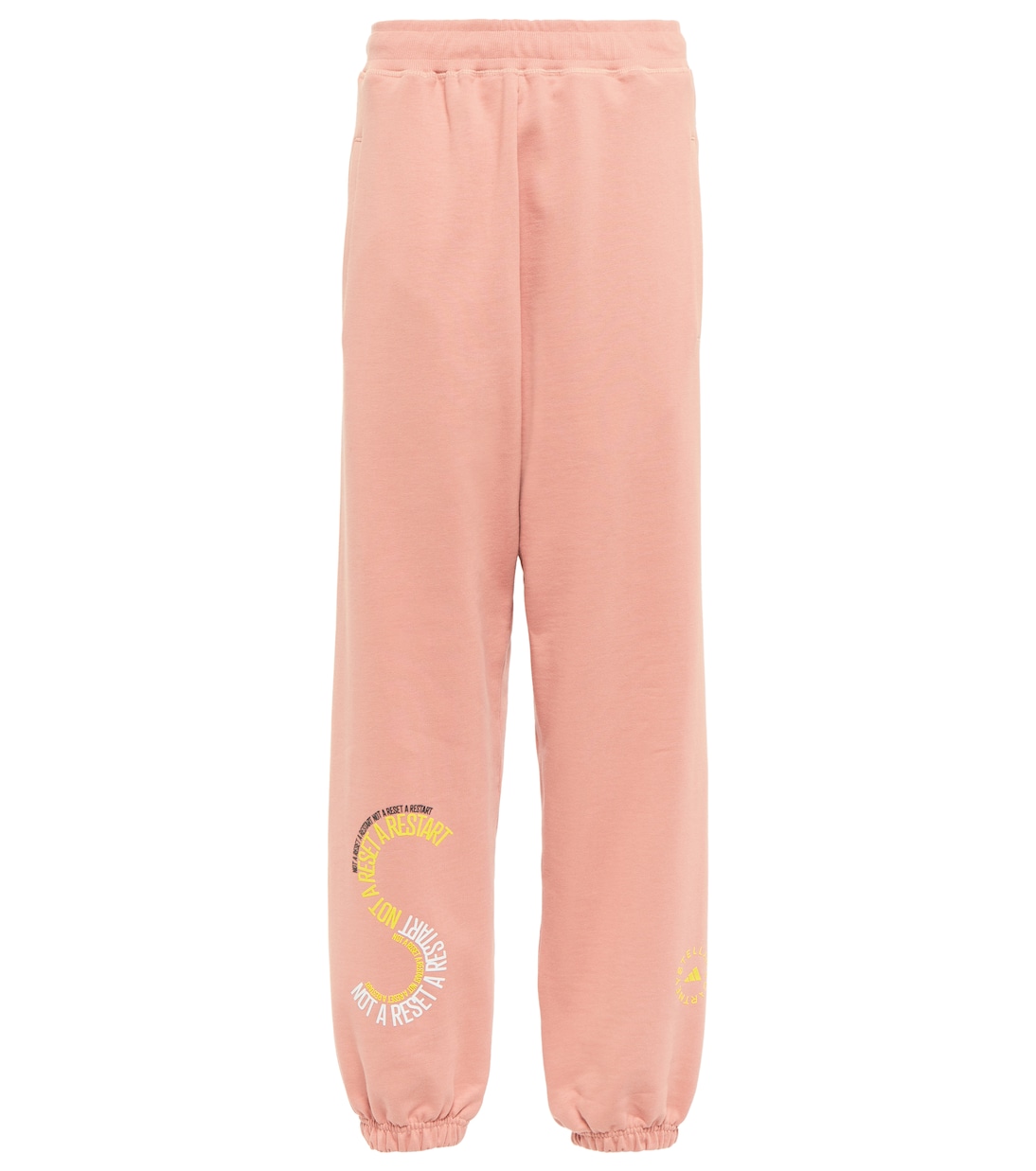 

Хлопковые спортивные штаны Adidas by Stella McCartney, Faded Amb Blush