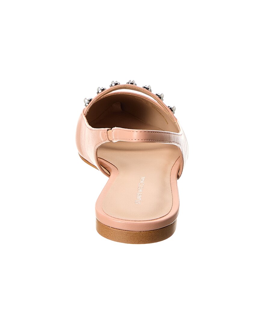 Стюарт Вейцман Пирл Кожаные Туфли-лодочки Stuart Weitzman, розовый — фото 3
