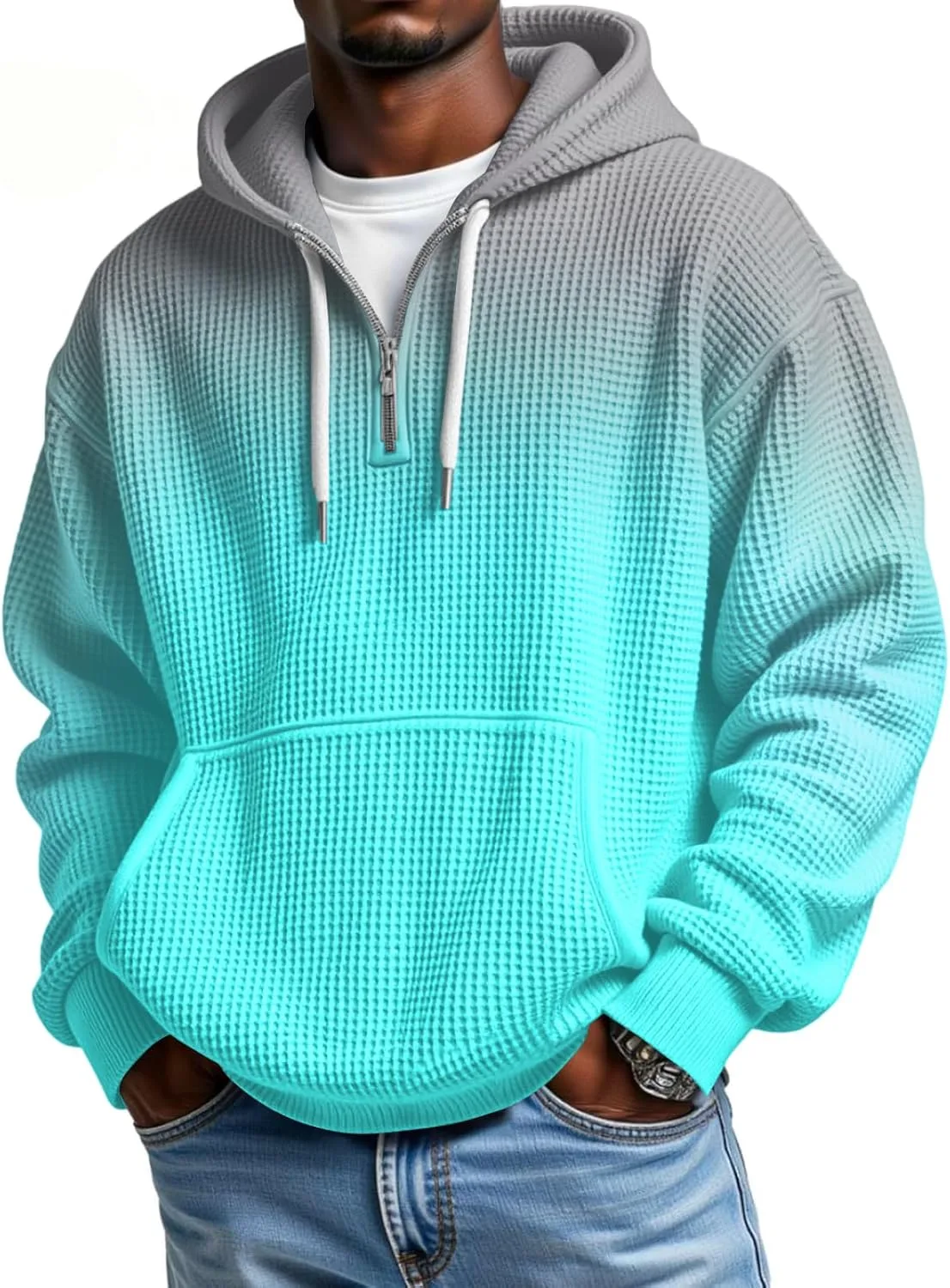 

Мужской худи оверсайз с принтом UJAKEL