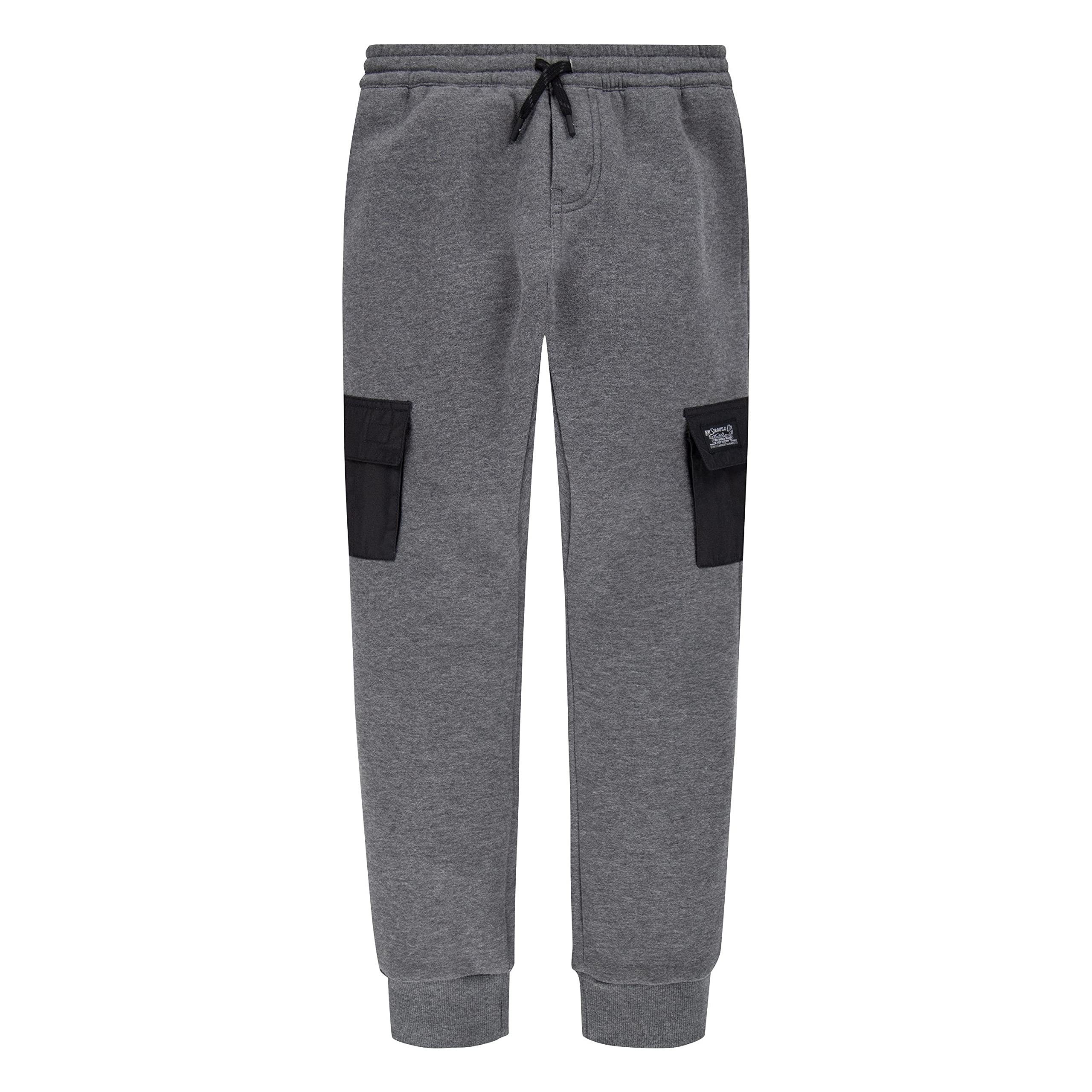 

Брюки Levi's Kids Knit Cargo Joggers, угольный