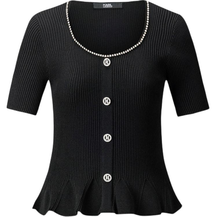 

KARL LAGERFELD / Karl Lagerfeld Jeans Футболка KARL LAGERFELD SS25 женская black