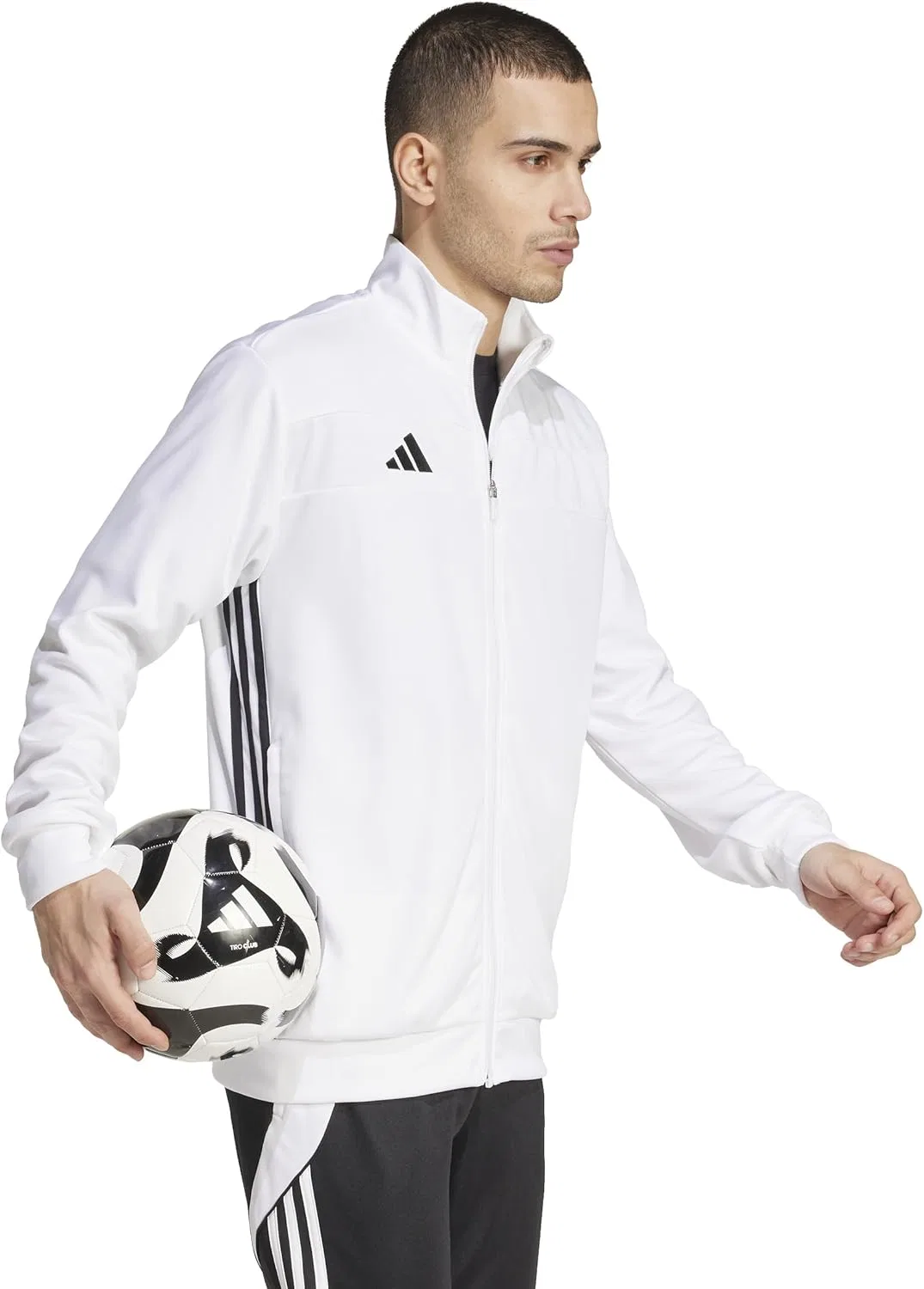 Тренировочная куртка adidas Tiro 25 Essentials, белый/черный — фото 3