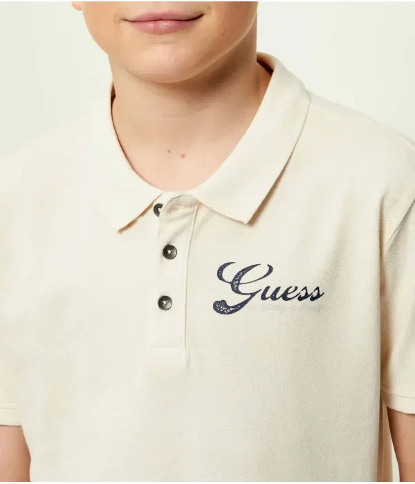 Полюс regular fit Guess, бежевый — фото 4